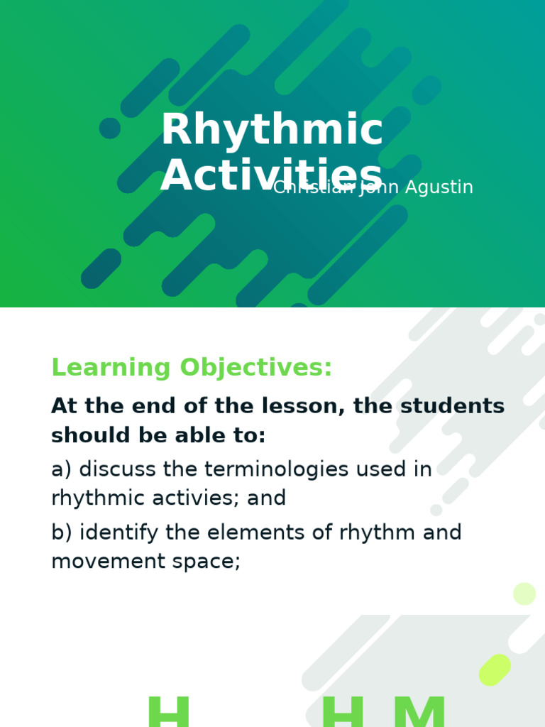 Understanding Rhythmic Activities | PDF | Rhythm | Elements Of Music