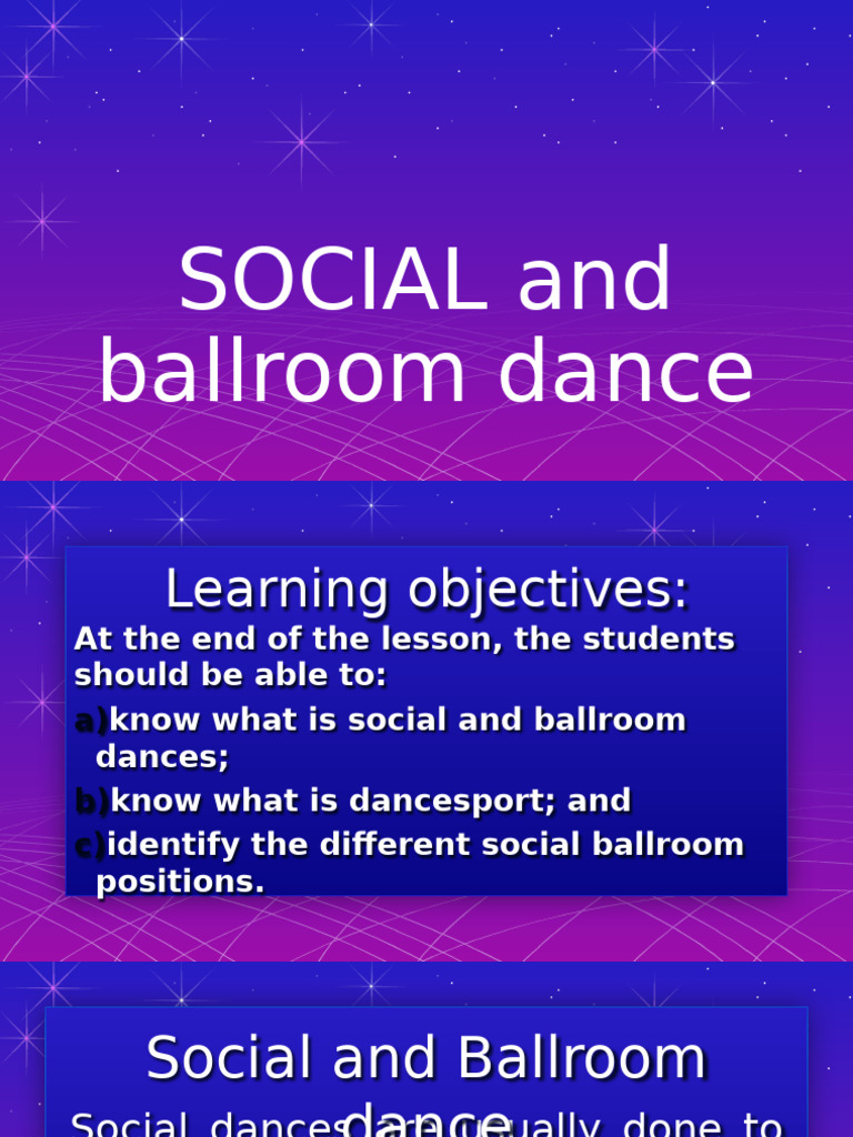 Pathfit 3 Lesson 7 Pdf Ballroom Dance Dances