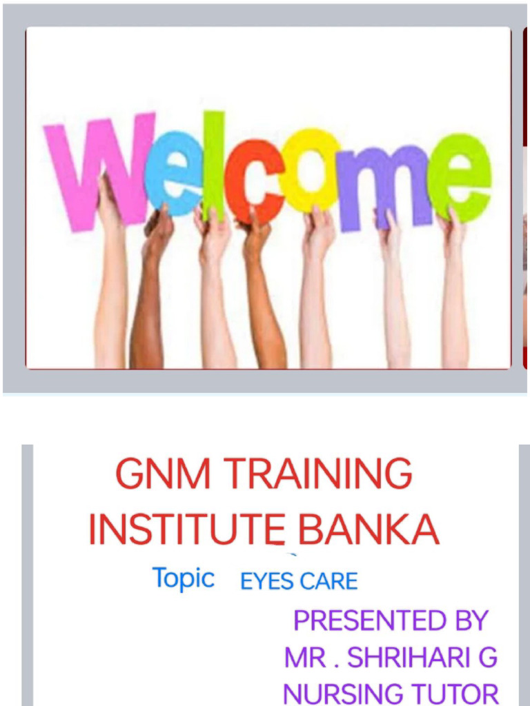 Eye Care Ppt by Shri PDF