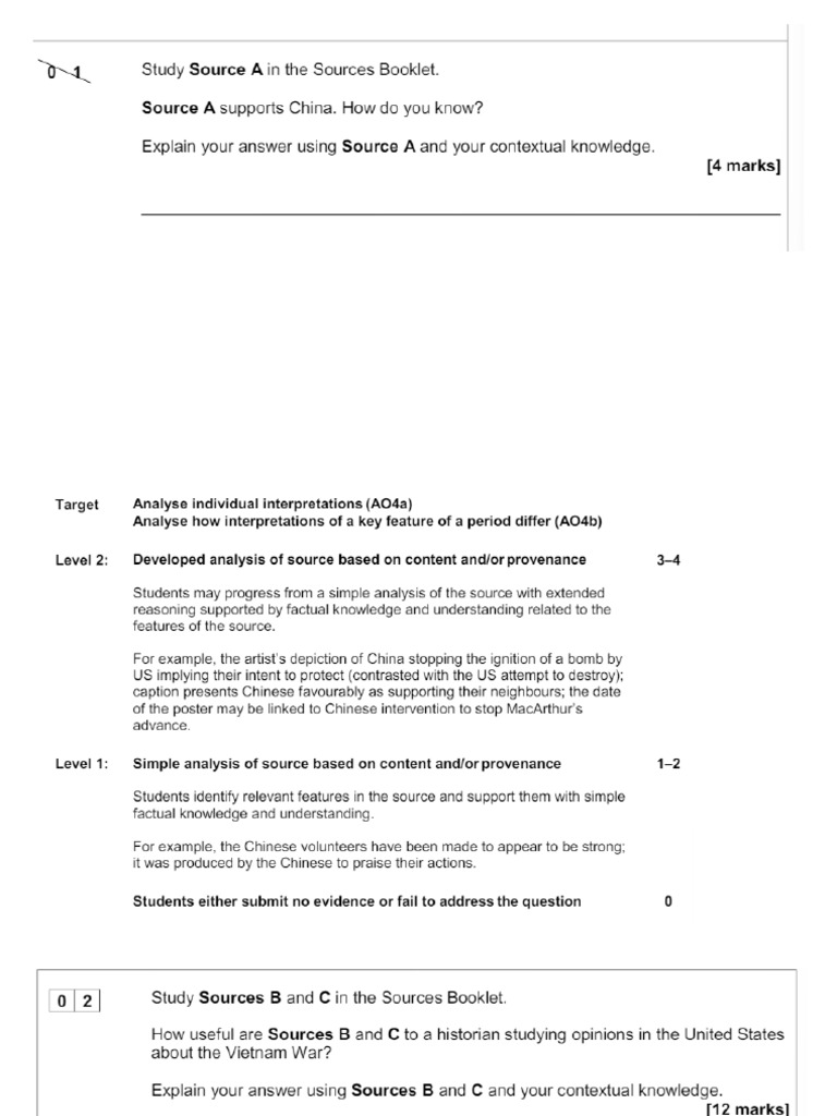 Paper 1 section b asia actual pdf