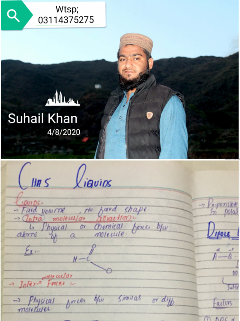 Ch#5 Liquid by Sir Abid Jan | PDF