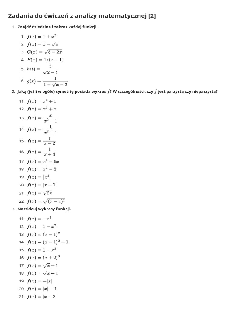 Calculus Tasks 2 | PDF