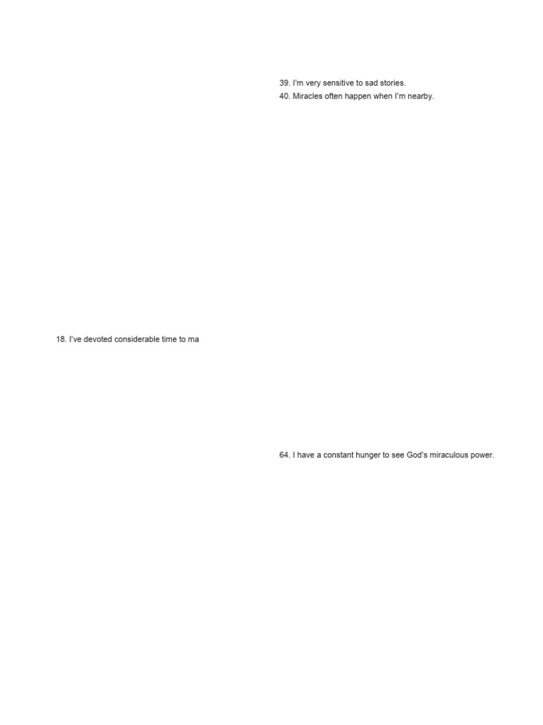 Spiritual GIfts Assessment | PDF | Prayer | Spiritual Gift
