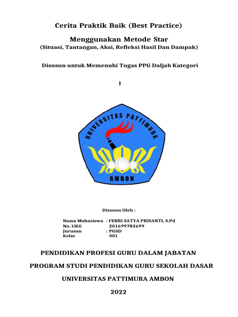 Praktik Baik Menggunakan Metode Star | PDF | Karier & Perkembangan ...