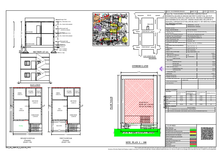 Proposed Residential Building Plan | PDF | Local Government Areas Of ...