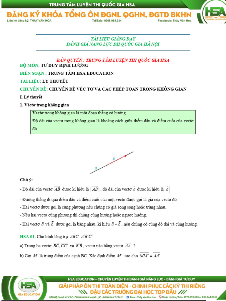 N VC T V CC PHP Ton Trong KHNG Gian | PDF