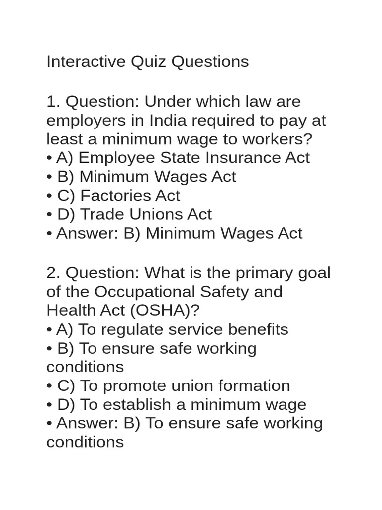 interactive-quiz-questions-pdf-employment-trade-union