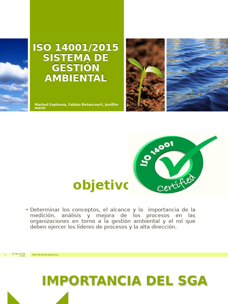 Guía del Sistema de Gestión Ambiental ISO 14001 | PDF | Auditoría ...