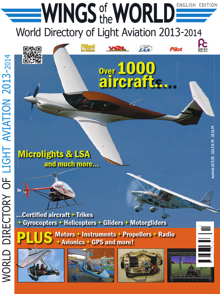 Light Aviation Directory 2013-2014 | PDF | Glider (Sailplane) | Fixed ...