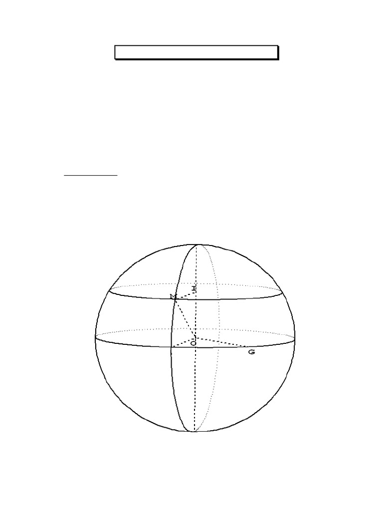 Repérage sur la sphère en Seconde | PDF | Équateur terrestre | Longitude