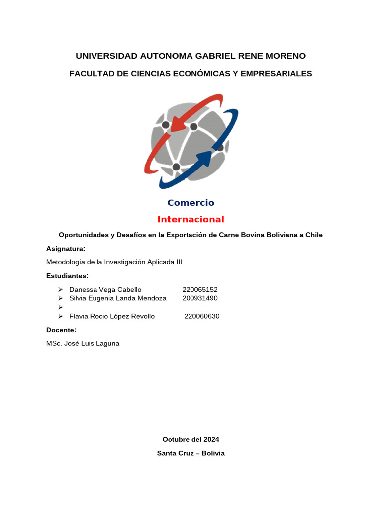 Documento 61 | PDF | Bolivia | Carne