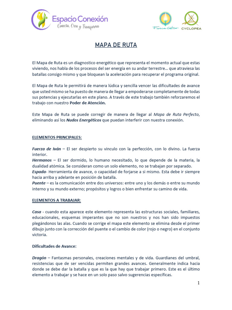 Mapa de Ruta Energético: Corrección y Avance | PDF | Temor | Vida