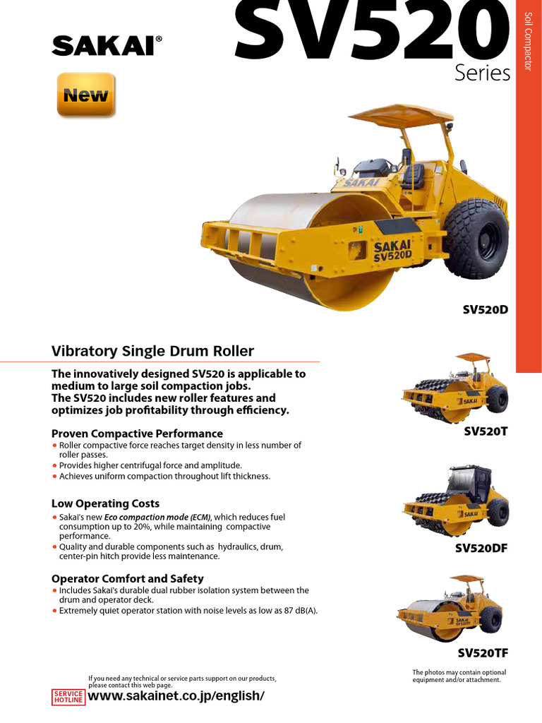 Sakai Compactor Rollers Spec Aab1a4 | PDF | Automotive Industry ...