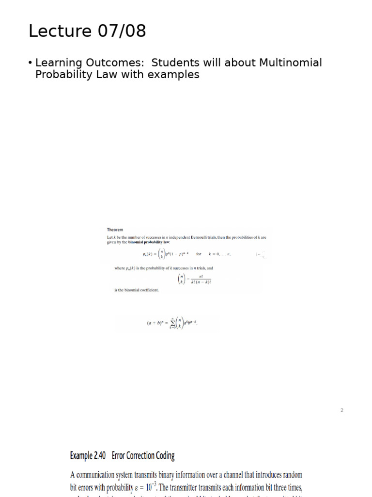 Lecture No.7 | PDF