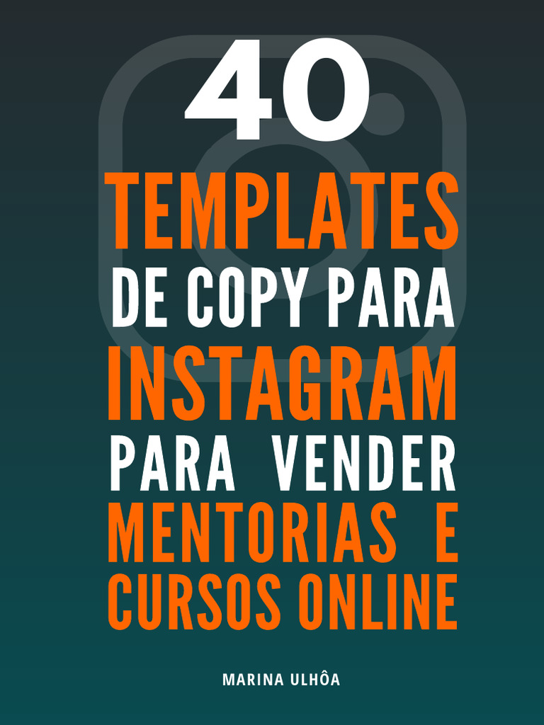 40 Templates de Copy para Instagram | PDF | Tempo | Irã