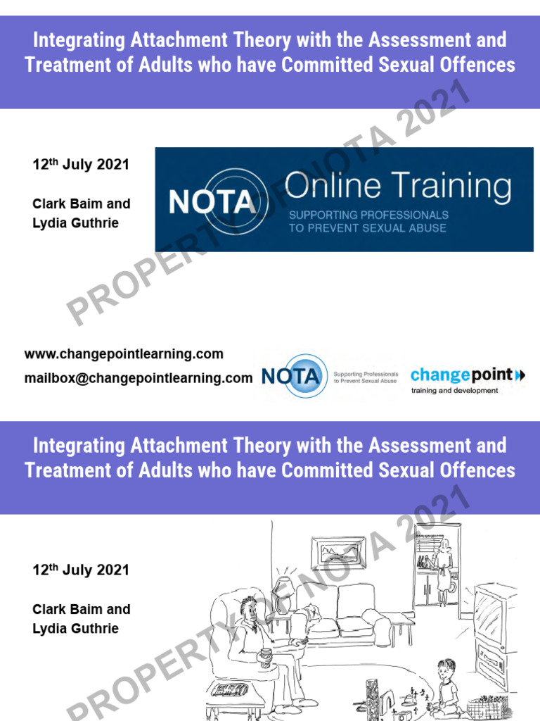 C Baim and L Guthrie 12 7 21 For NOTA | PDF | Attachment Theory ...