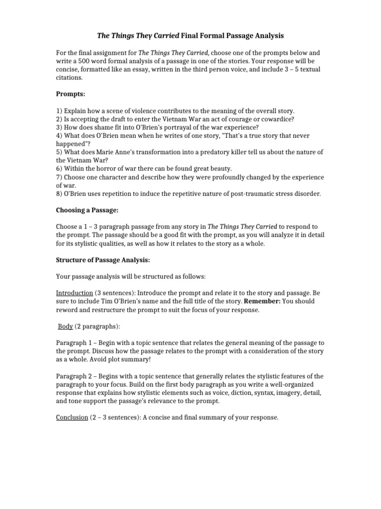 Final Formal Writing Assignment | PDF