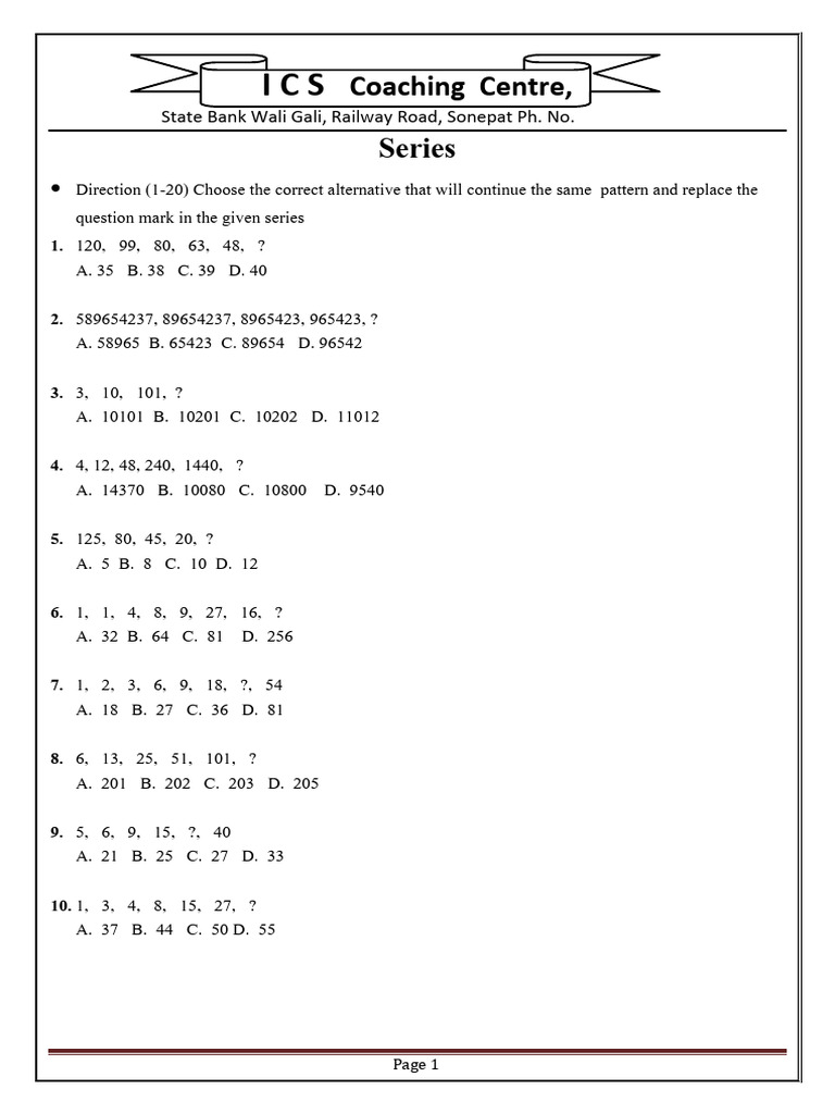 Series Board578699 | PDF