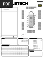 BattleTech Aces Campaign Log Sheets | PDF | Battle Tech