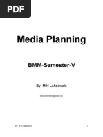 Download Lakdawala - Media Planning Notes by Vivek Ruckus More SN78345980 doc pdf