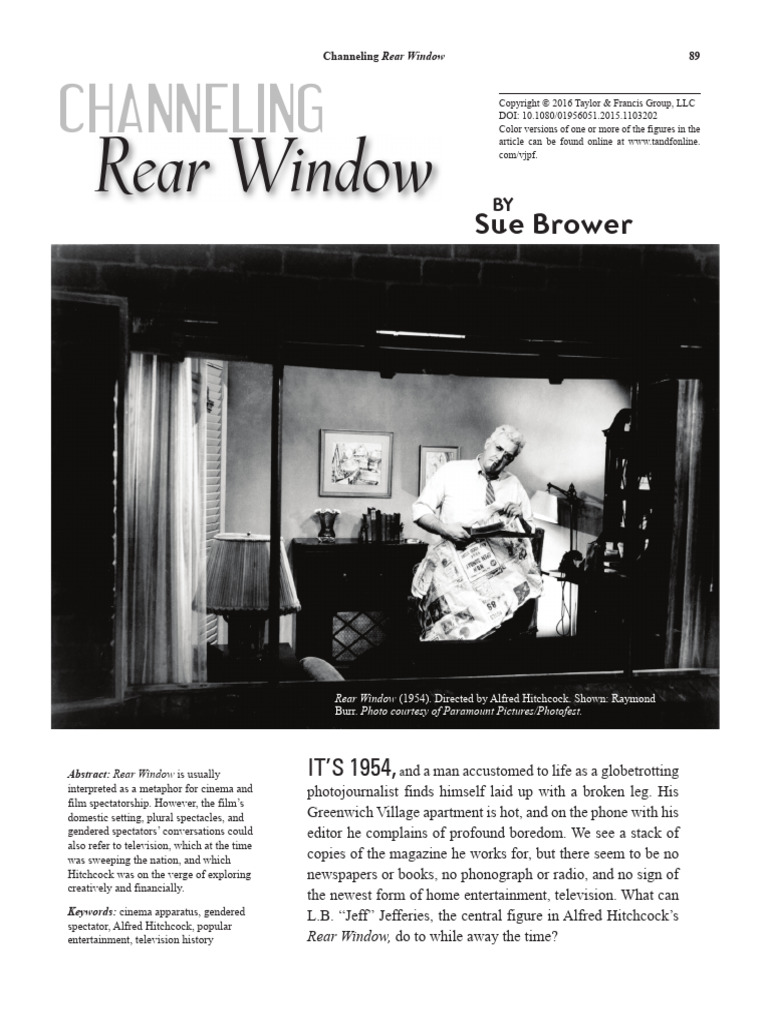 Brower - Channeling Rear Window | PDF