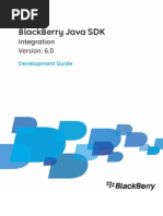 Blackberry Java SDK Development Guide 1244681 0730085420 001 6.0 US