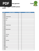 Rifa de Raspadito: Instrucciones y Formato | PDF