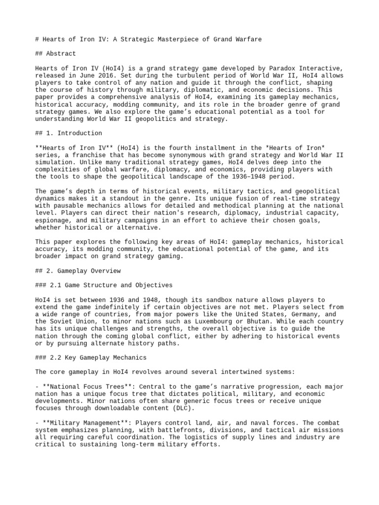 Hoi4 Research On Click Command