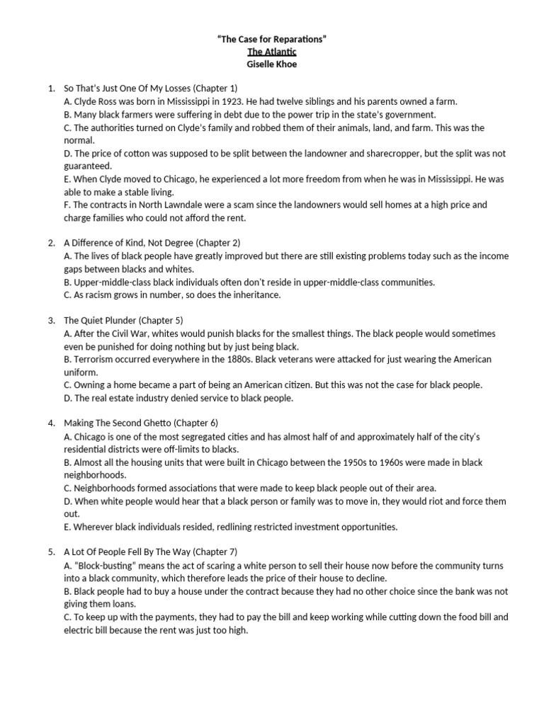 Atlantic Article Notes | PDF | Economies | The United States