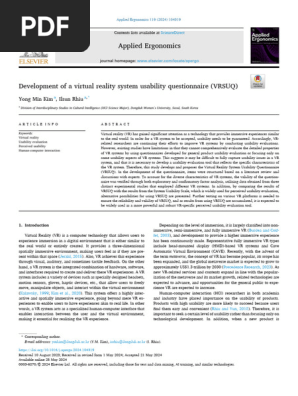 CPU Intel Core i9-10850K CPU 3.60GHz Development of VRSUQ for VR Usability | PDF | Usability | Virtual