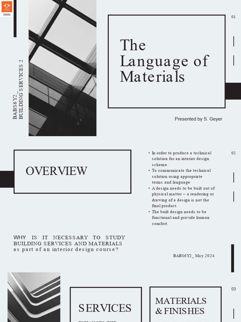 Understanding Building Materials Language | PDF