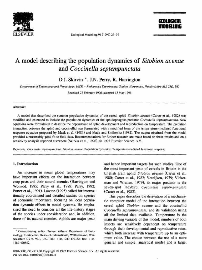 1997-a-model-describing-the-population-pdf-regression-analysis