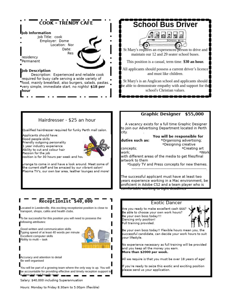 Jobs | PDF