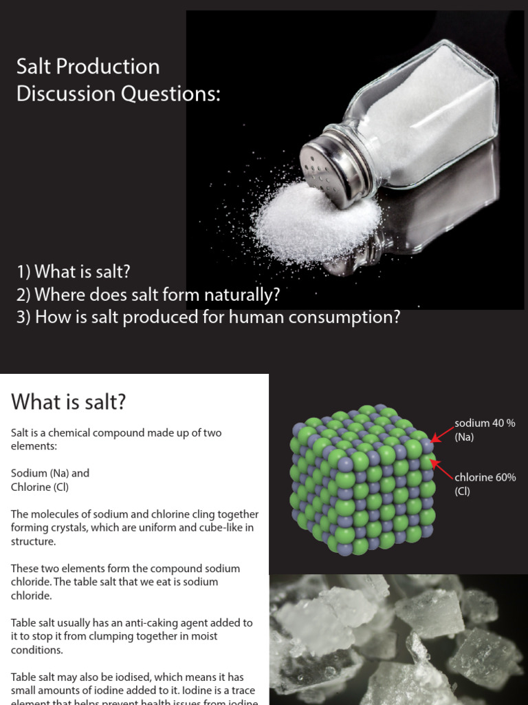 How Salt is Naturally Produced | PDF | Sodium Chloride | Salt