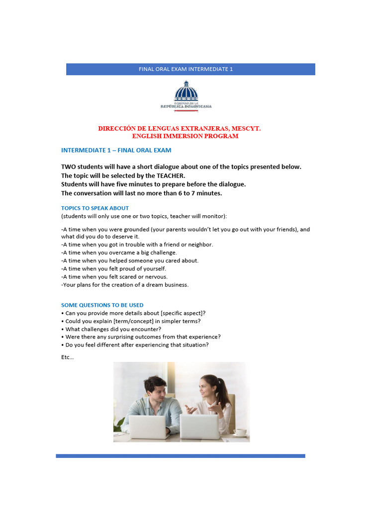 Overcoming Challenges in Dialogue Exam | PDF | Language Mechanics ...