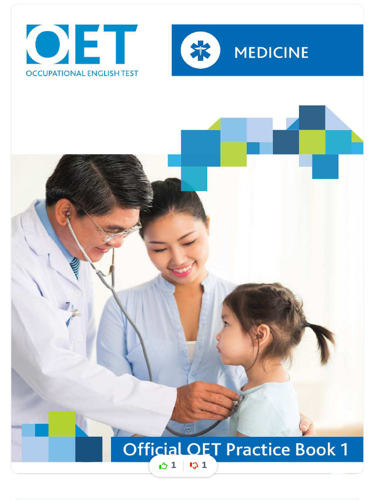 Oet Medicine Official Oet Practice Book 1 Cambridge Boxhi Compress | PDF