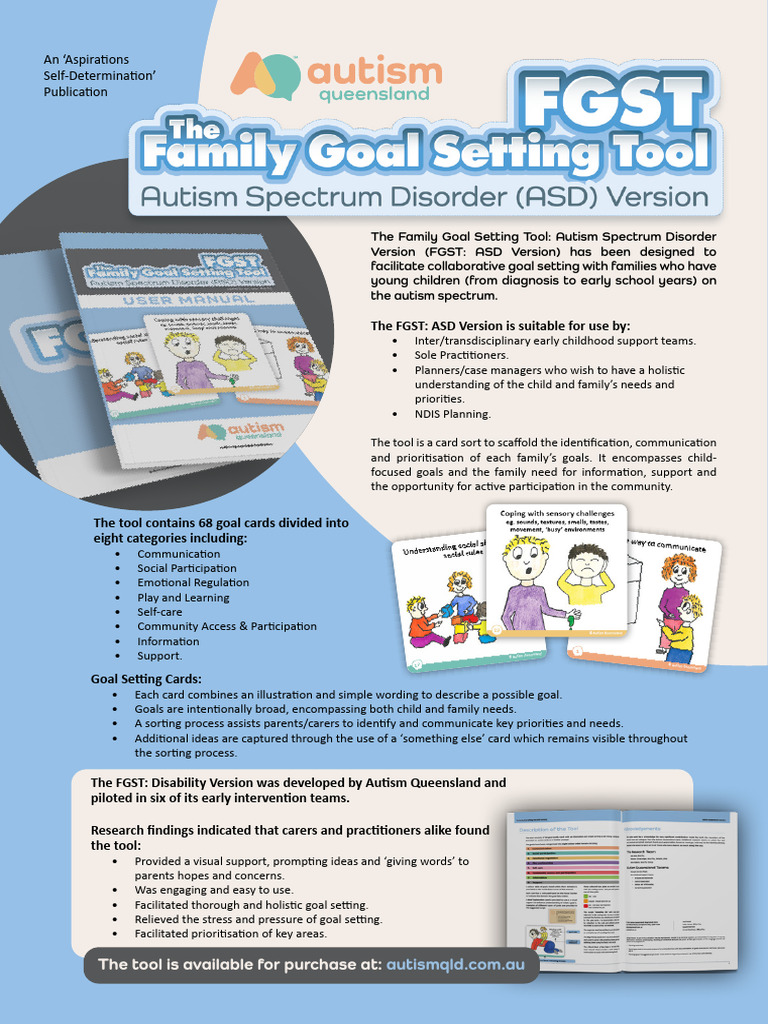 Family Goal Setting Tool for Autism | PDF | Autism Spectrum | Caregiver