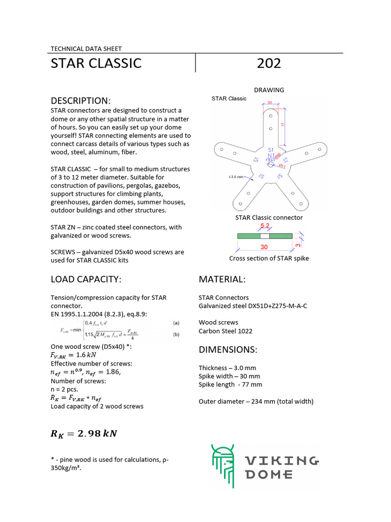 STAR Classic Technical Data Sheet | PDF