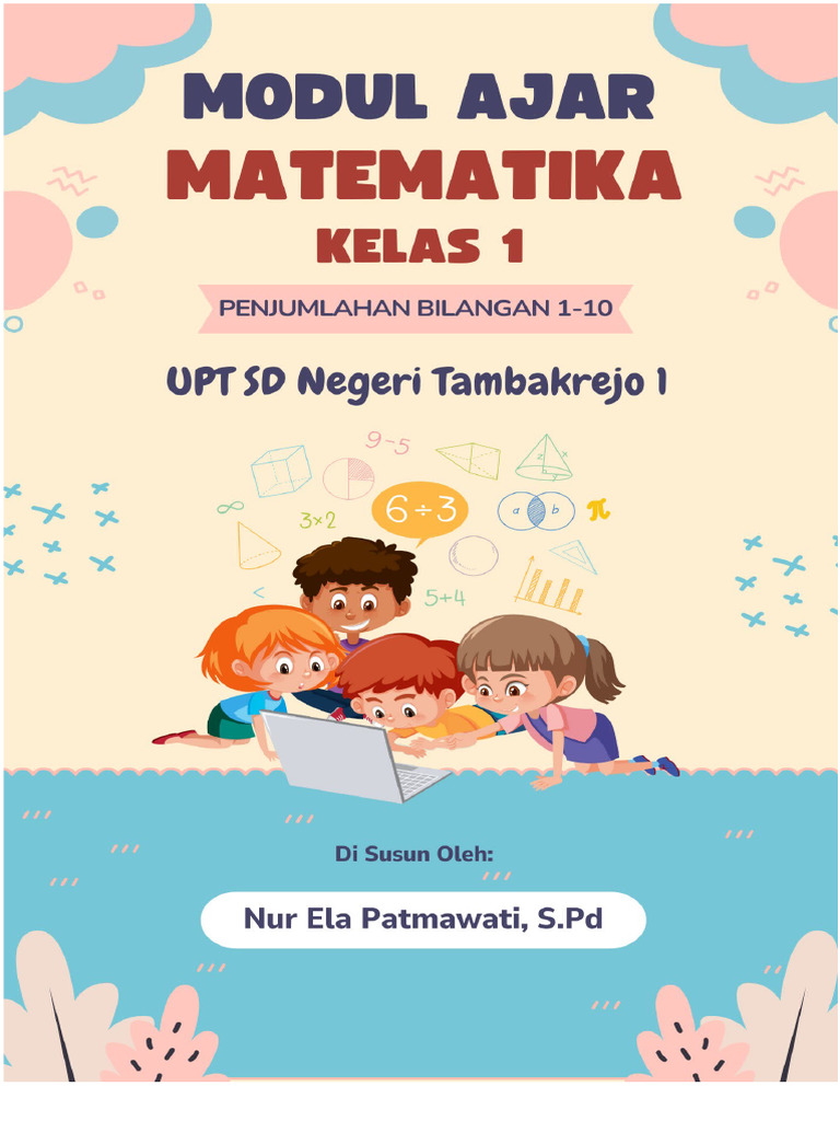 Modul Ajar Matematika Kelas 1 SD | PDF