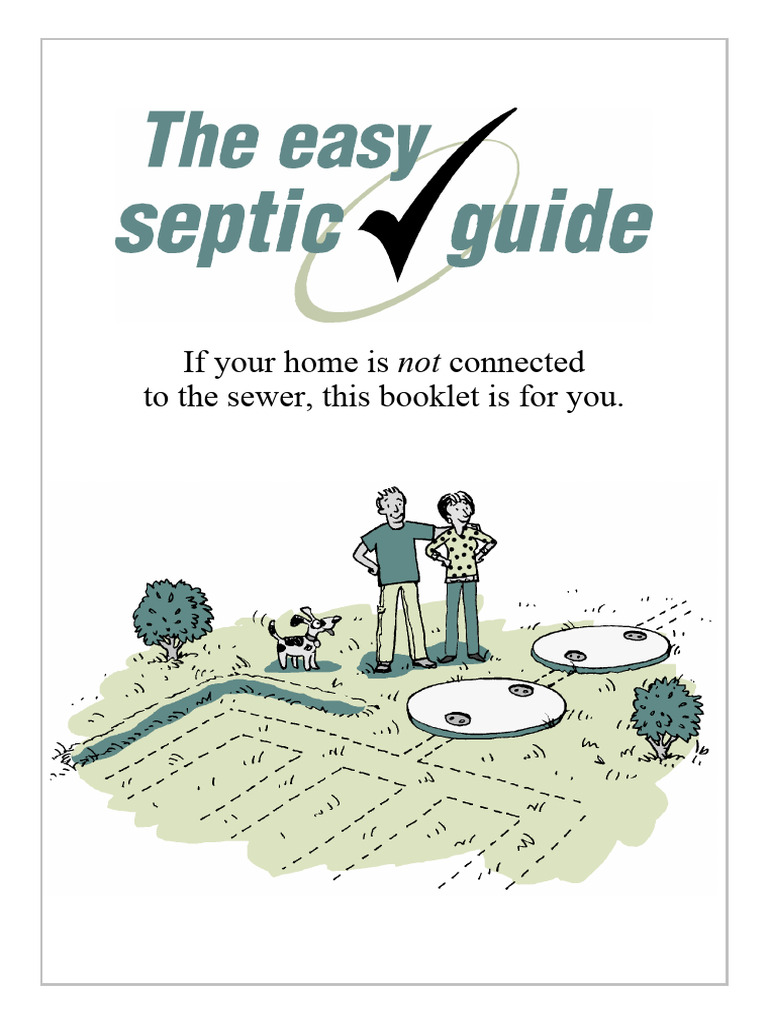Easy Septic System Management Guide | PDF | Septic Tank | Sewage Treatment