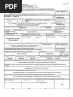 Solicitud Evaluación Incapacidad Residual 1408 | PDF