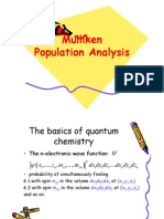 Mulliken Analysis