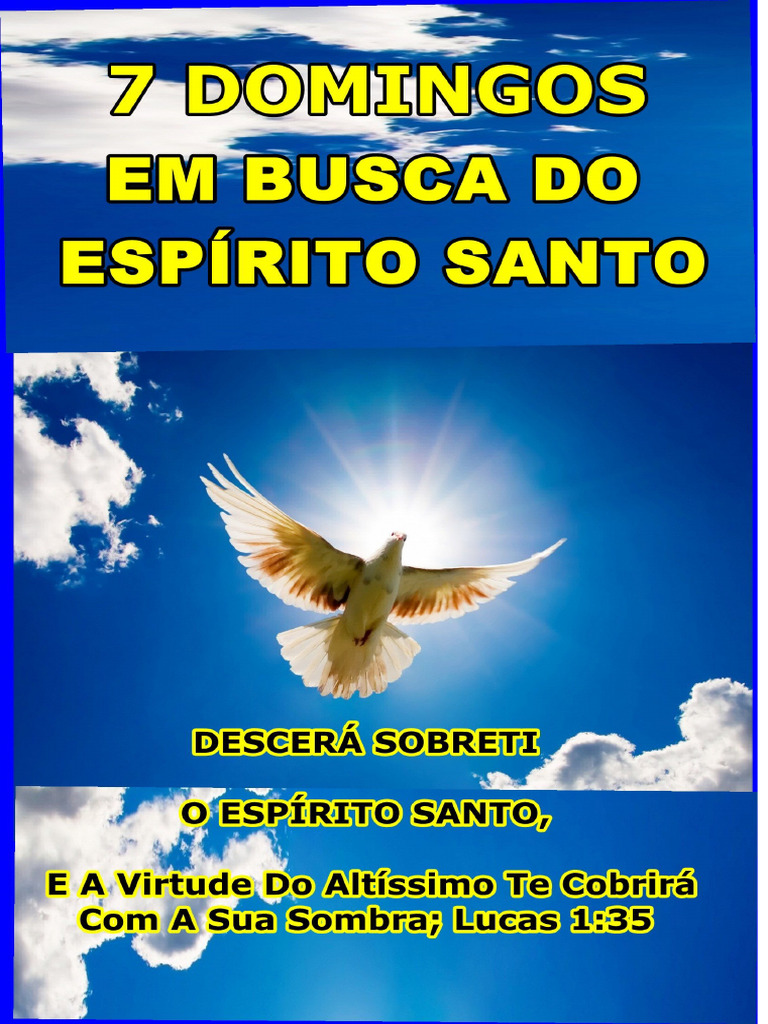Cartaz Da Busca Do Espírito Santo 25 Folhas | PDF