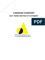Download Duct Work Method Statement by Ala Makram Sunna SN78352905 doc pdf