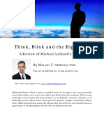 Marcus T. Anthony- Think, Blink and the Big Stink