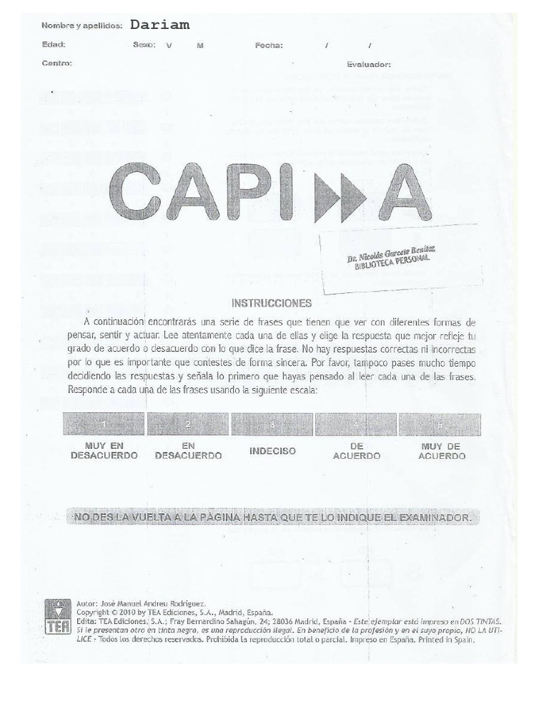 CAPI A Protocolo | PDF