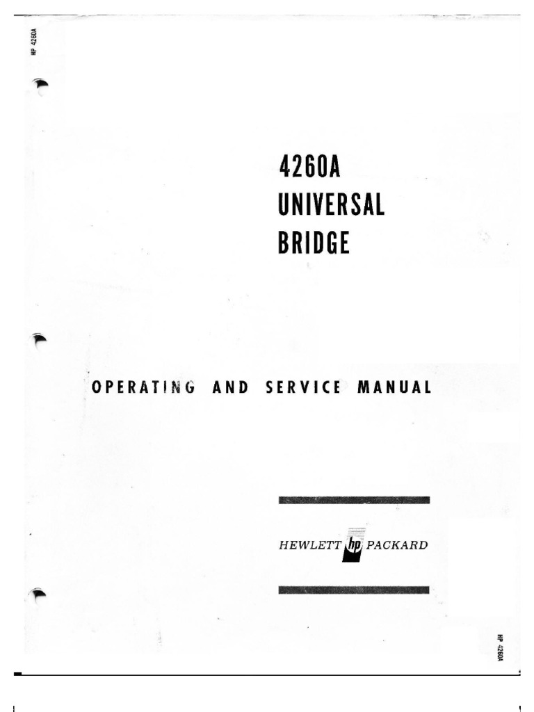 YHP　4260A UNIVERSAL BRIDGE