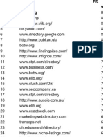 IPL Directory Listing of 75+ Websites