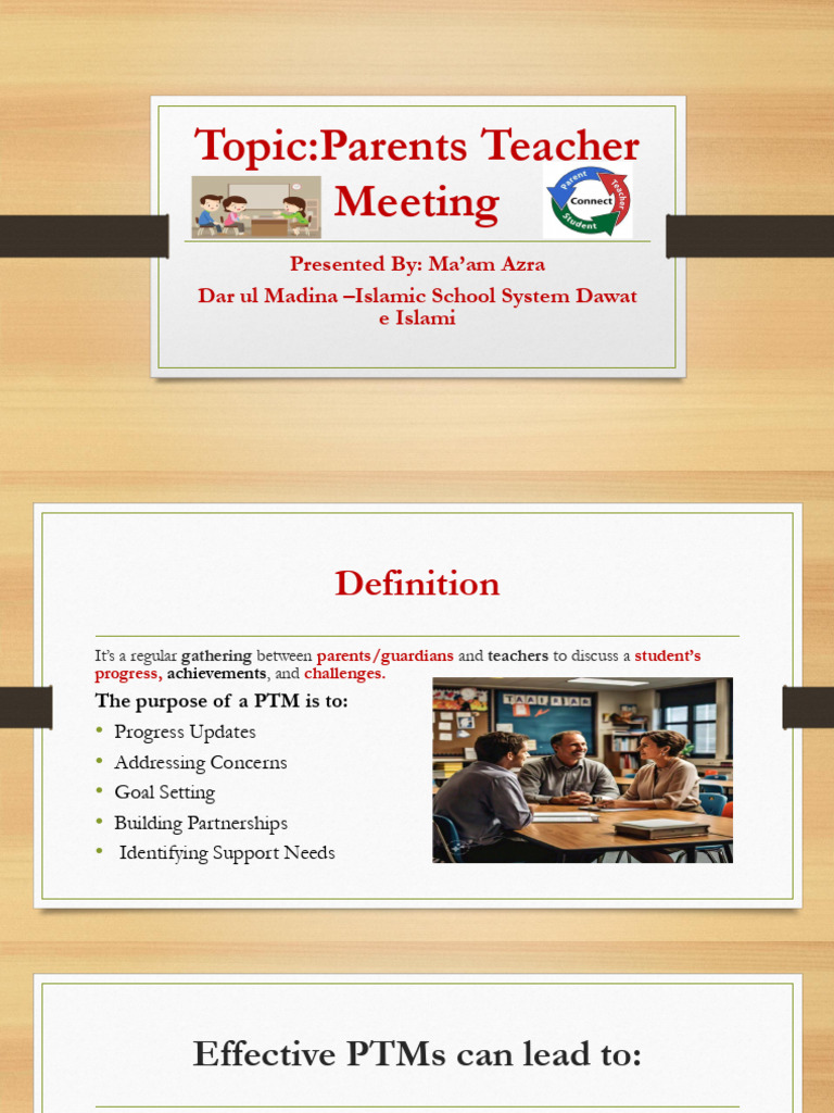 Effective Parent-Teacher Meetings Guide | PDF