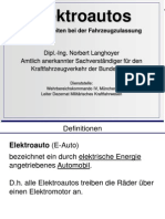 Zusammenstellung Zulassungskriterien Für Elektrofahrzeuge